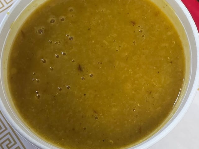 CHICKEN DUMBLING SOUP.