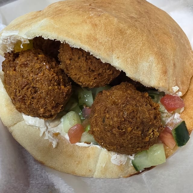 Falafel Sandwich.